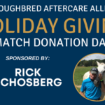 Rick Schosberg Celebrates Retirement from Training, Pledges to Match all Donations to TAA up to $1,000 on December 30th