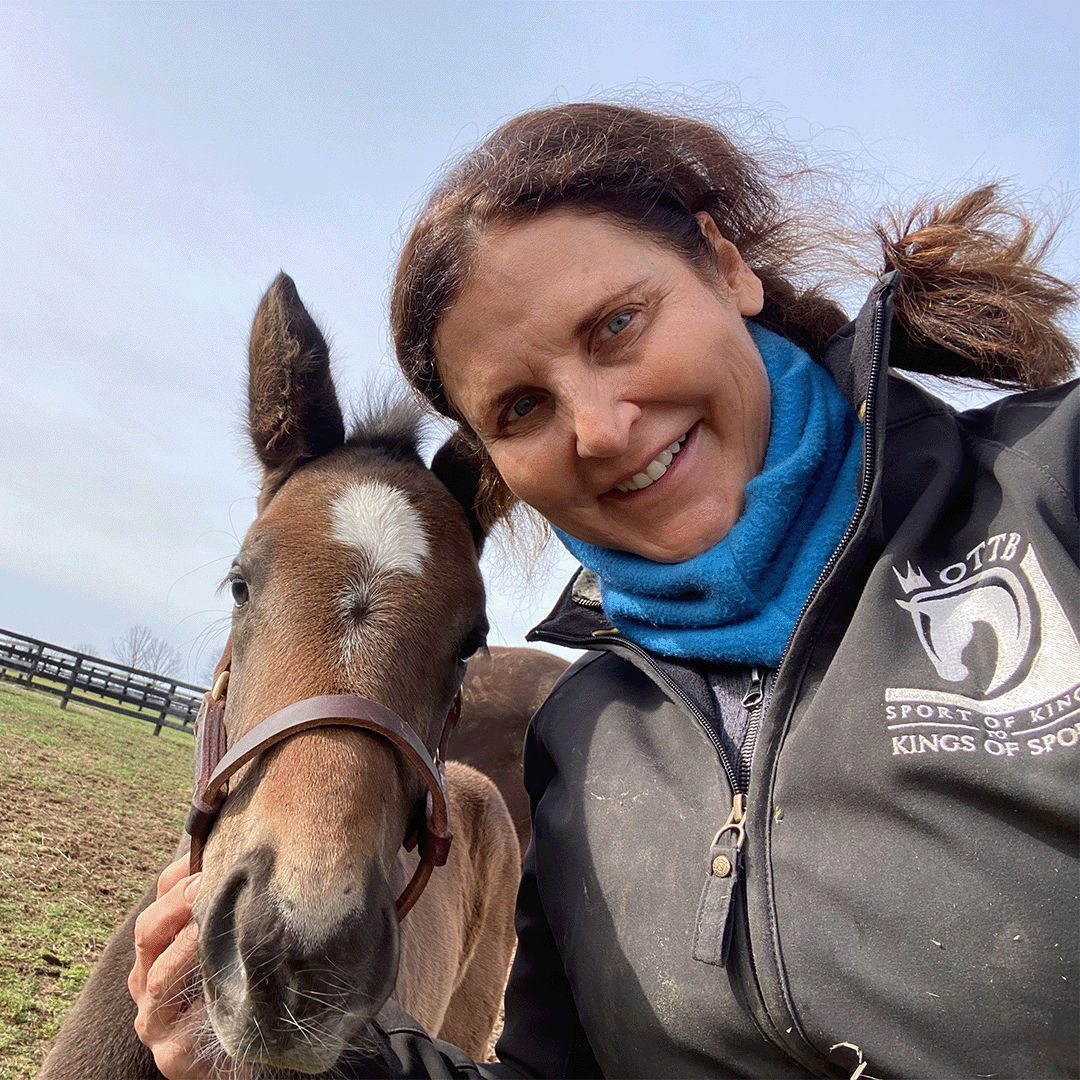 Jill with Mom's Reward.